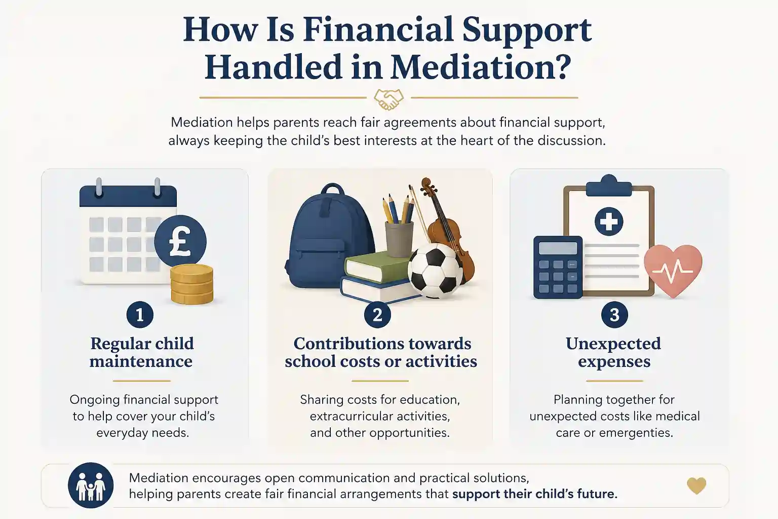 How Is Financial Support Handled in Mediation Clwyd
